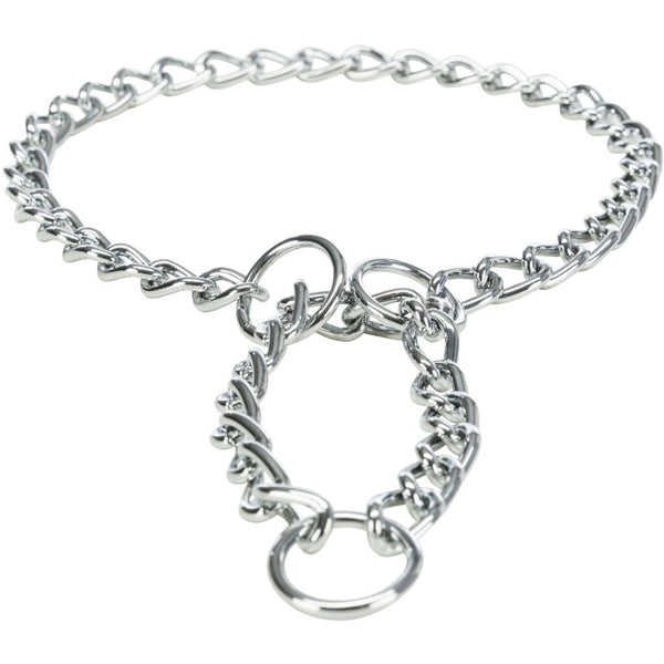 Pull-stop chain collar, single-row