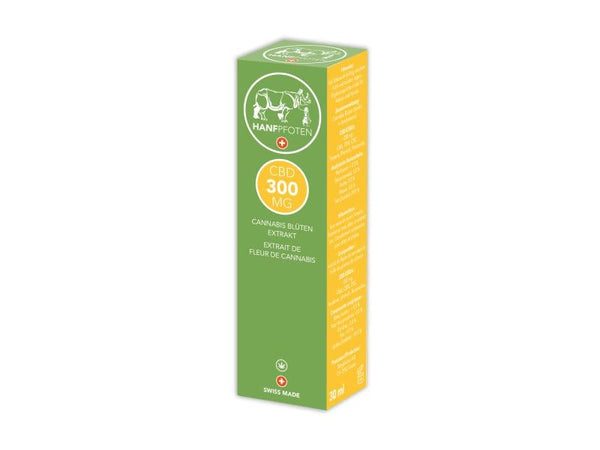 Complément alimentaire pour chats pattes de chanvre CBD 300 mg