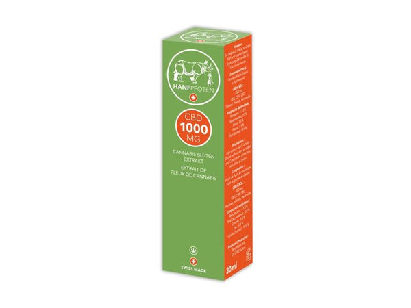 Hemp Paws Dog Food Supplement CBD Oil 1000 mg