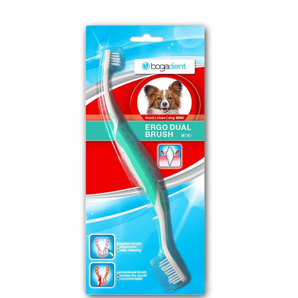 bogar spazzolino da denti per cani Ergo Dual Brush