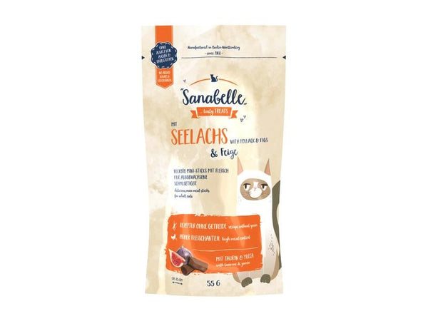 Sanabelle Snack per gatti merluzzo e fichi 55 g