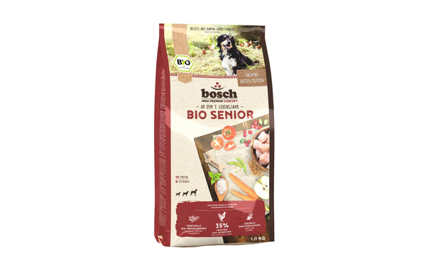 Nourriture sèche pour animaux Bio Senior Poulet & Canneberge Bosch