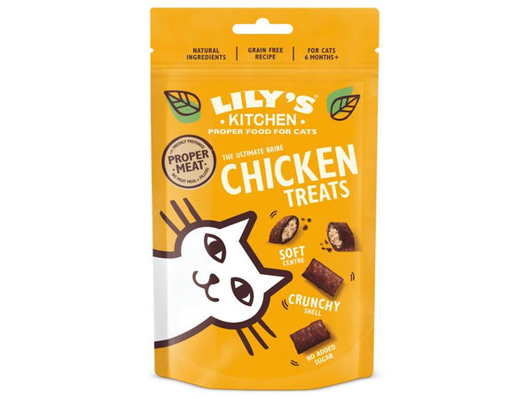 Lily's Kitchen Snack di pollo per gatti Chrunchy 60 g