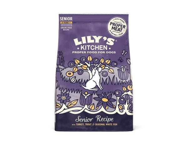 Lily's Kitchen Dry Food Senior with Turkey, Trout & White Fish