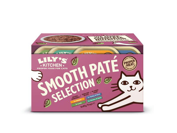 Lily's Kitchen Wet Food Multipack Smooth PatÈ Selction, 8 x 85 g