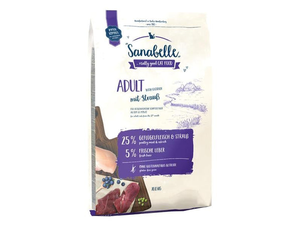 Sanabelle Dry Food Adult Ostrich
