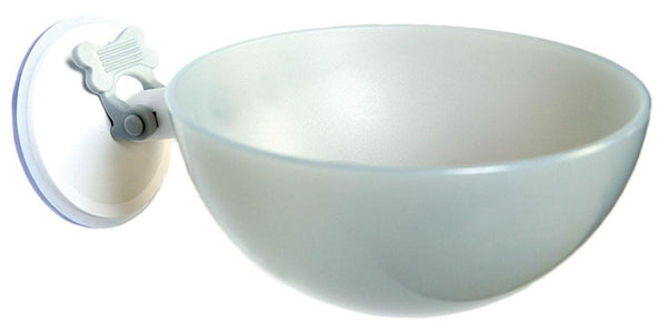Universal bowl feeder with suction cup