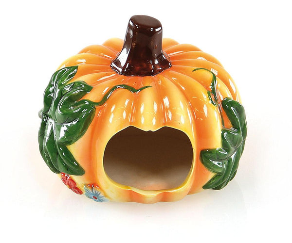 Ceramic Hamster Cave Pumpkin
