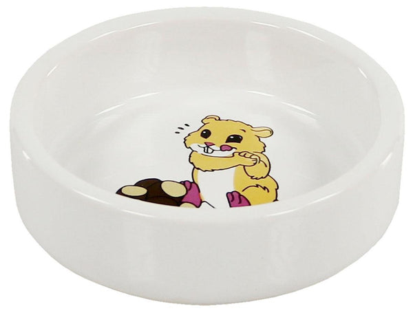 Ceramic bowl hamster