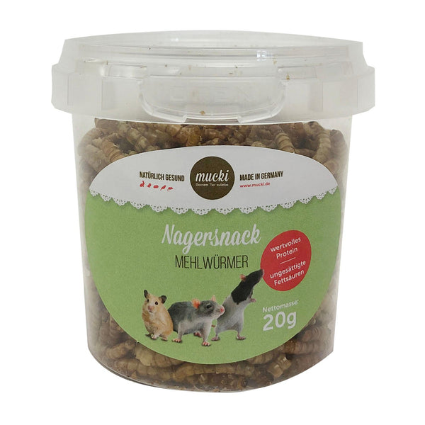 Mucki mealworms for rodents