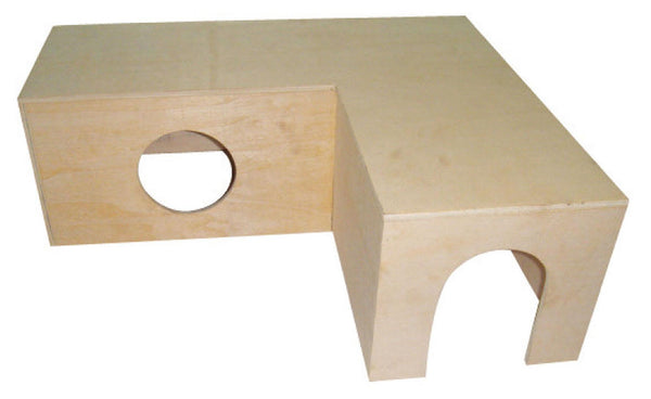 Maison d`angle pour cobayes 51x43x18cm