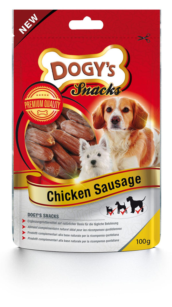 Soft Chicken Sausage Dog Snack