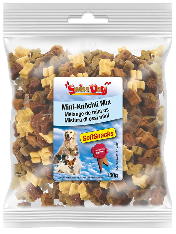 SwissDog Soft-Snack Mini-Knöchli, Mix