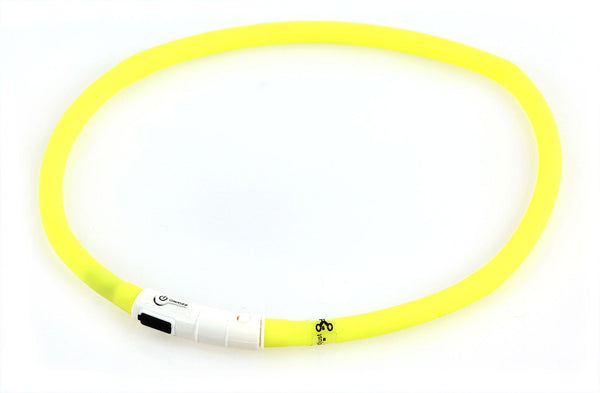 Reflex light collar with USB