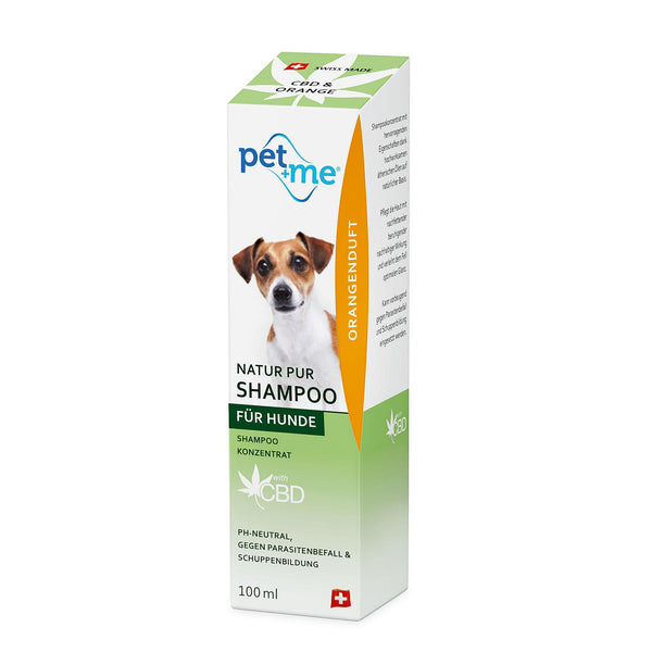 pet+me shampoo with CBD