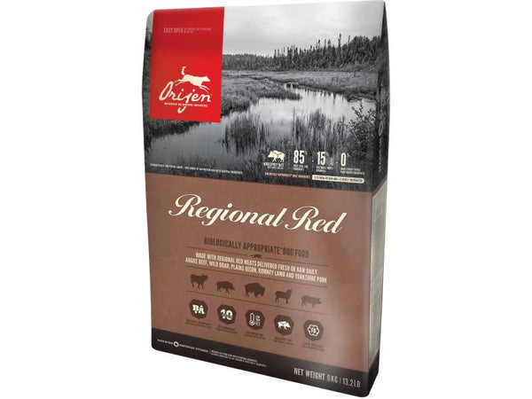 Orijen dry food Dog Regional Red with beef