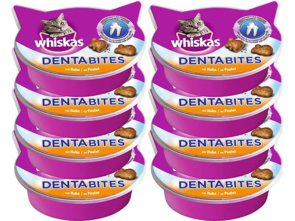Whiskas cat snack Dentabites Multipack: 8 x 40g 