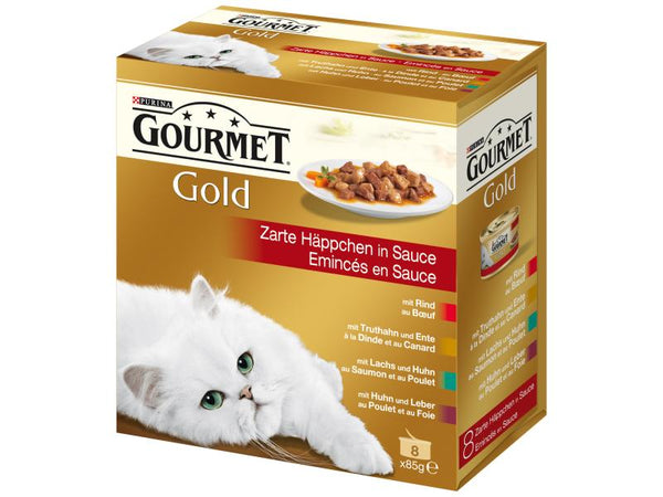 Purina Wet Food Gourmet Gold bocconcini in salsa, 8x85g