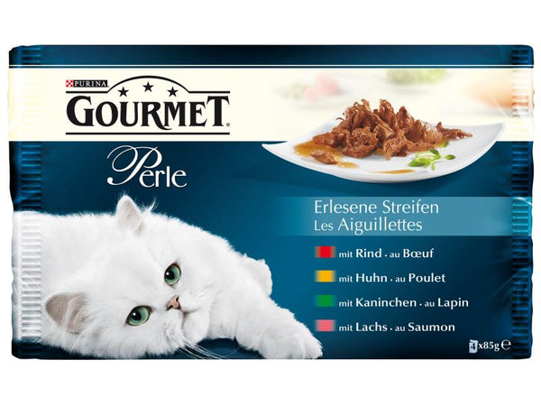 Purina Wet Food Gourmet Pearl Exquisite Stripes, 4x85g