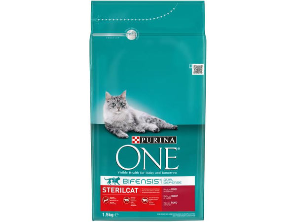 Purina ONE Dry Food Sterilcat Beef & Wheat