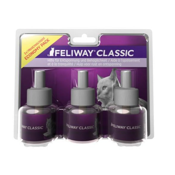 Feliway Wellbeing Classic refill bottle Triopack