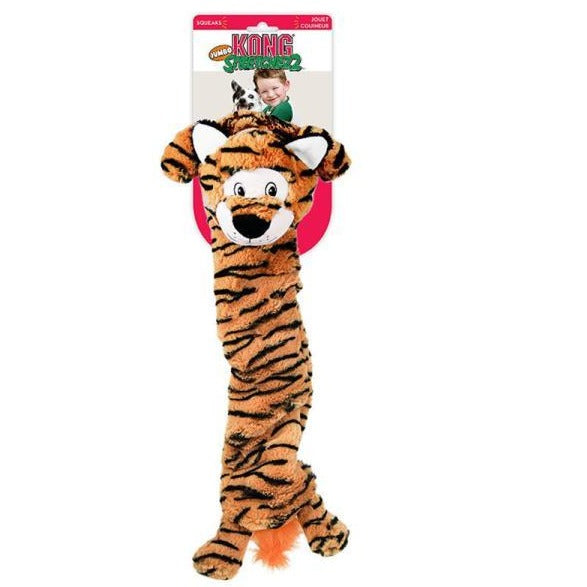 Kong Dog Toy Stretchezz Jumbo Tiger