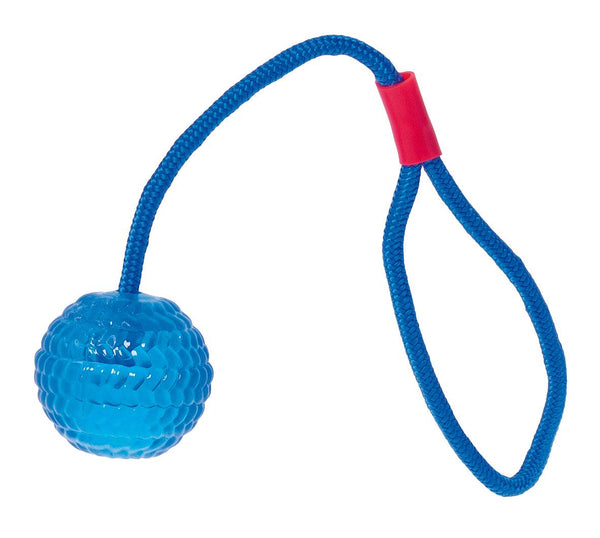 Ball with throw rope