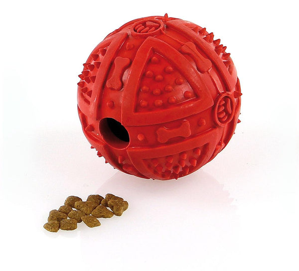 Dog toy food rubber ball Pfötli