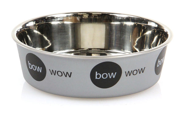 Stainless steel bowl bow wow