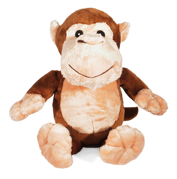 Plush monkey with squeaker