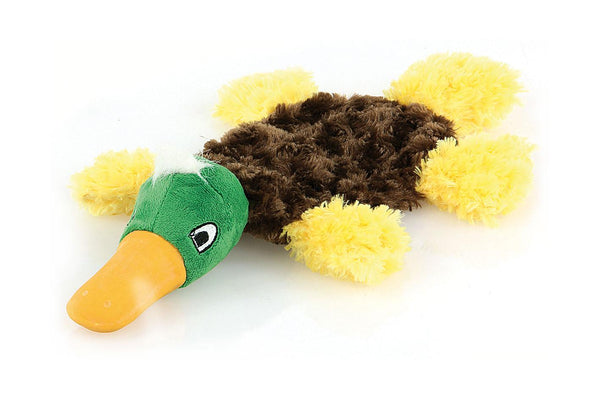 Canard en peluche avec couineur