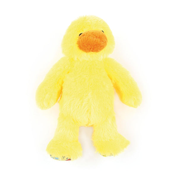 Cozy plush duck, squeaker