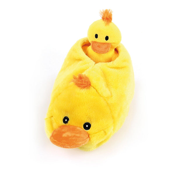 Chaussure de canard en peluche, avec couineur