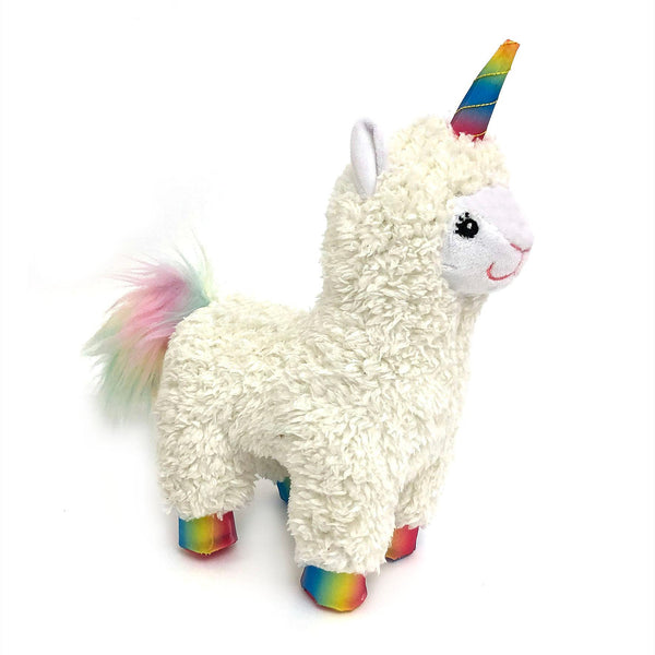 chien sp. Lama arc-en-ciel en peluche