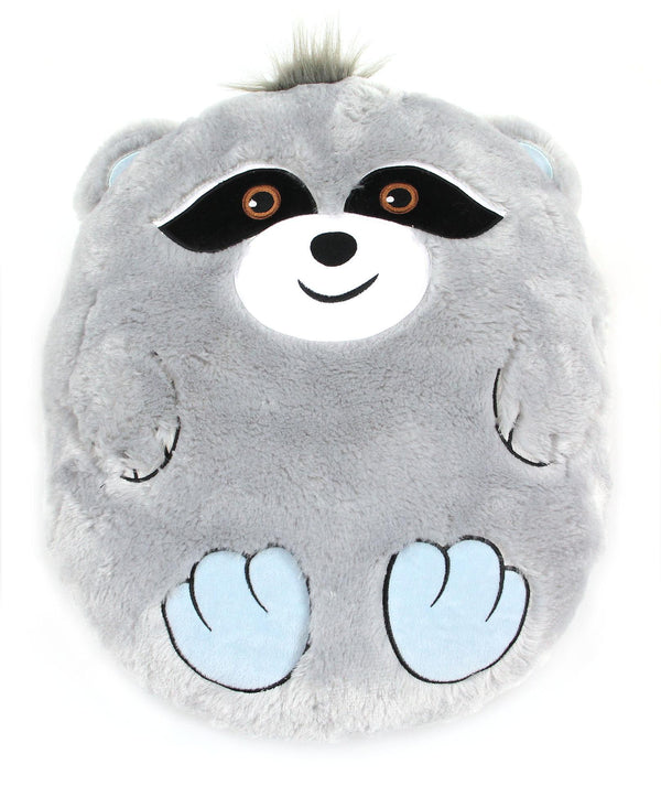 Raccoon plush pillow