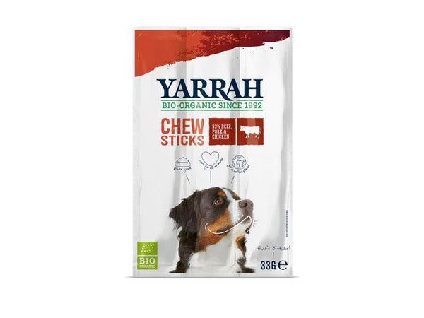 Yarrah Chew Sticks Bastoncini biologici da masticare per cani