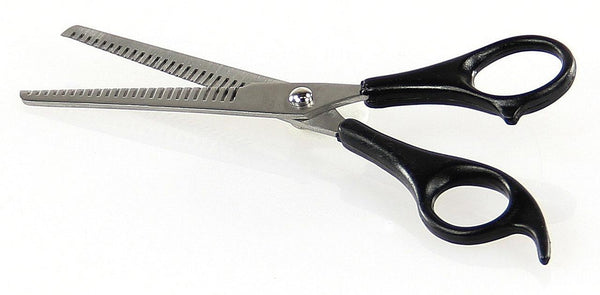 Fur thinning scissors, two-sided