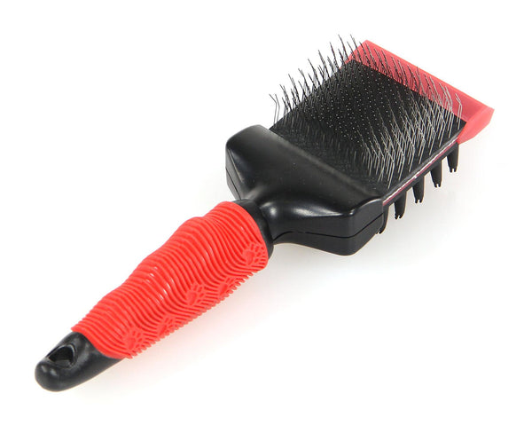Care Soft slicker brush rubber bristles