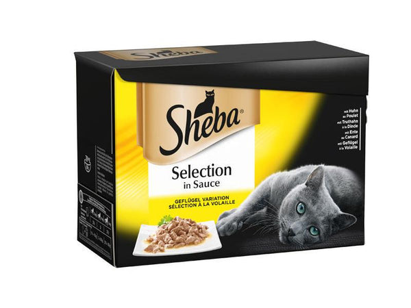 Sheba wet food Selection in sauce poultry variation 12x85g