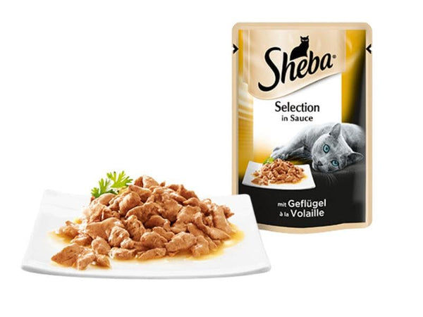 Sheba wet food Selection in sauce poultry variation 40x85g