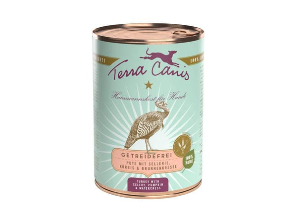Terra Canis wet food Menue grain free with turkey