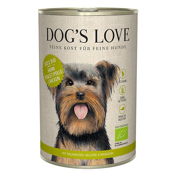 Dog's Love Organic Chicken, Buckwheat, Celery &amp; Basil