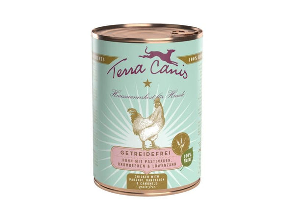 Terra Canis wet food Menue grain free with chicken