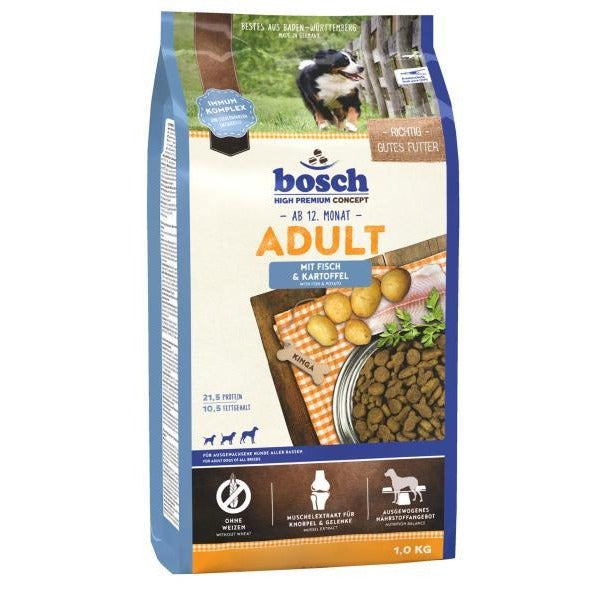 Croquettes pour animaux Adulte Poisson et pomme de terre Bosch