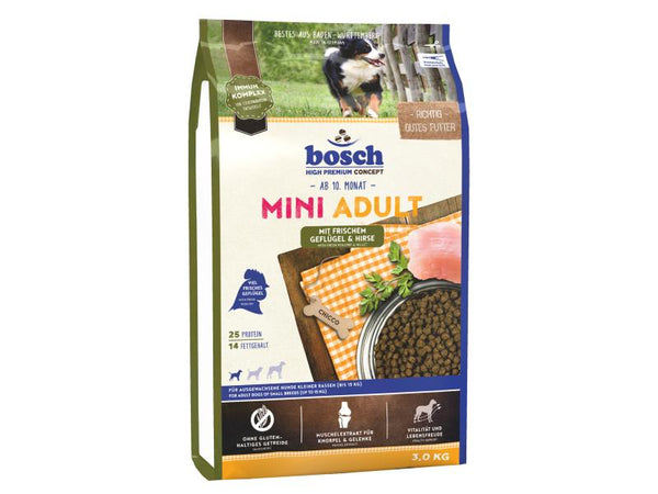 Bosch Pet Food Dry Food Mini Adult Poultry and Millet
