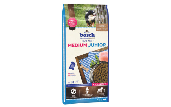 Nourriture sèche pour animaux Medium Junior Bosch