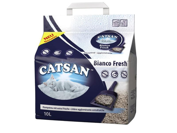 Lettiera per gatti Catsan Bianco Fresh 10l