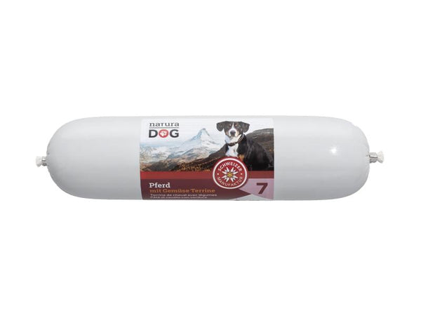 naturaDog Nassfutter Pferd mit Gemuese Terrine, 850g