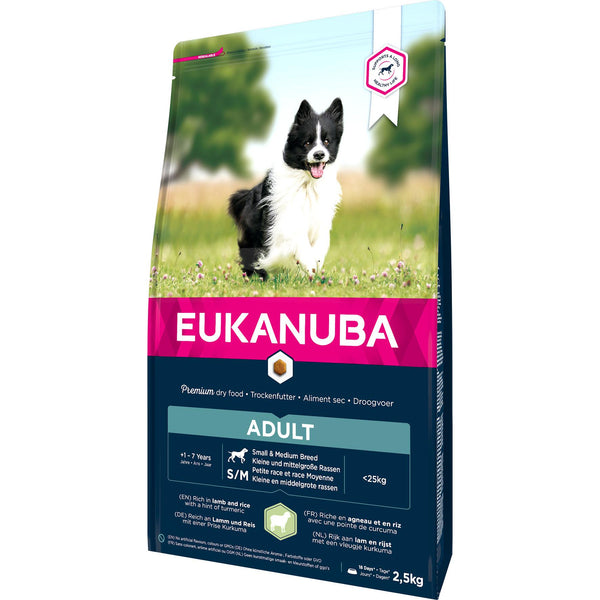 Eukanuba Adult, Lamm & Reis, Small/Medium