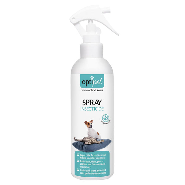 Spray antiparasitic for dogs